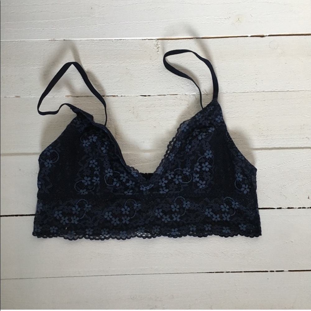 Gilly Hicks Navy Blue Bralette